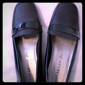 Anne Klein Navy Flats